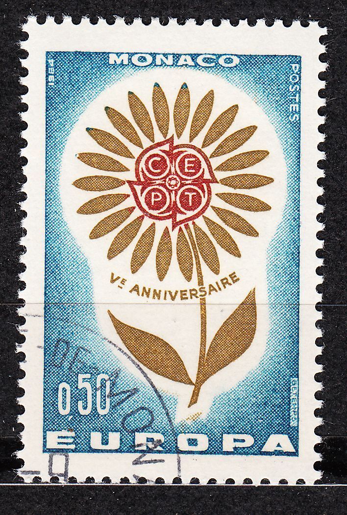 TIMBRE MONACO OBL N 653 EUROPA 401531152036