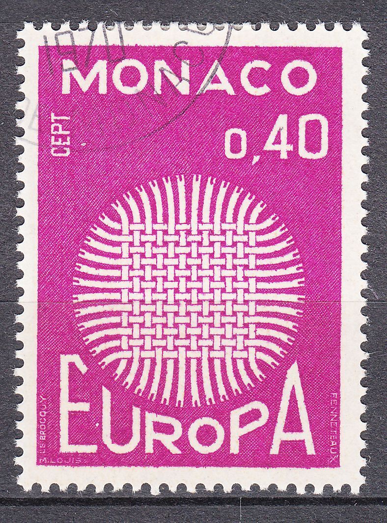 TIMBRE MONACO OBL N 819 EUROPA 123322800836