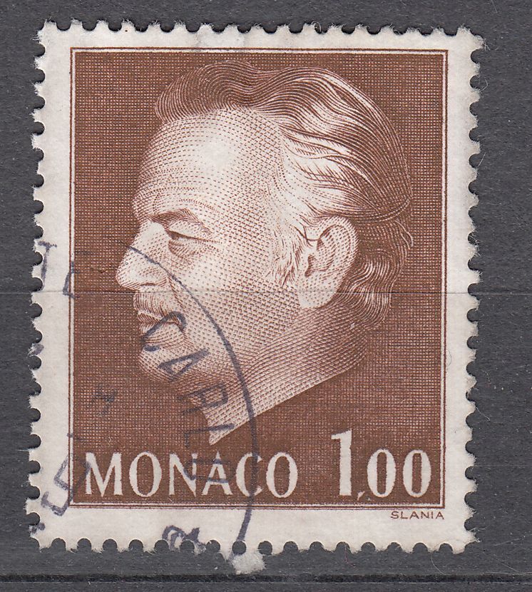 TIMBRE MONACO OBL N 994 EFFIGIE DU PRINCE 401589869306