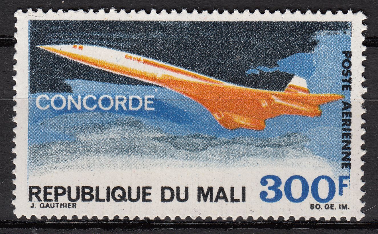 TIMBRE PA MALI N 70 CONCORDE 121806495956