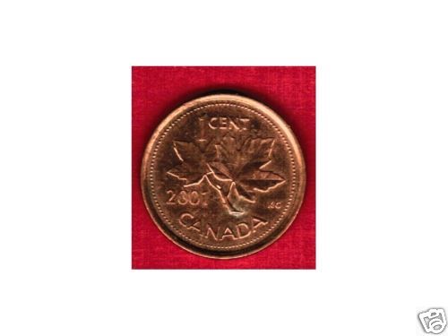 1 CENT CANADA 2001 110613377127