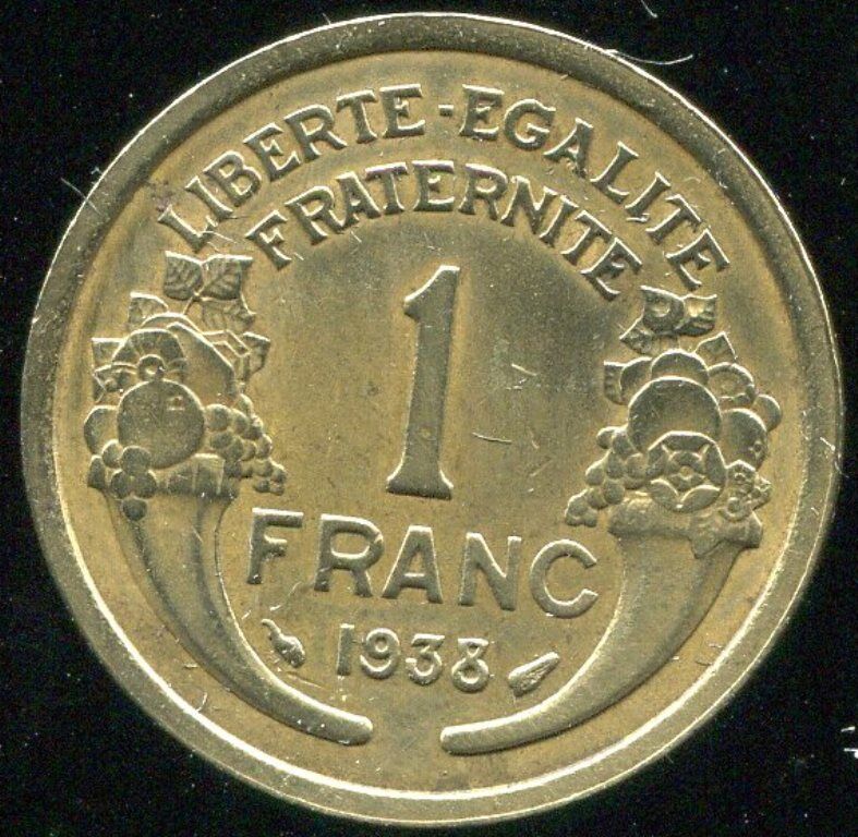 1 FRANC MORLON 1938 110774472387