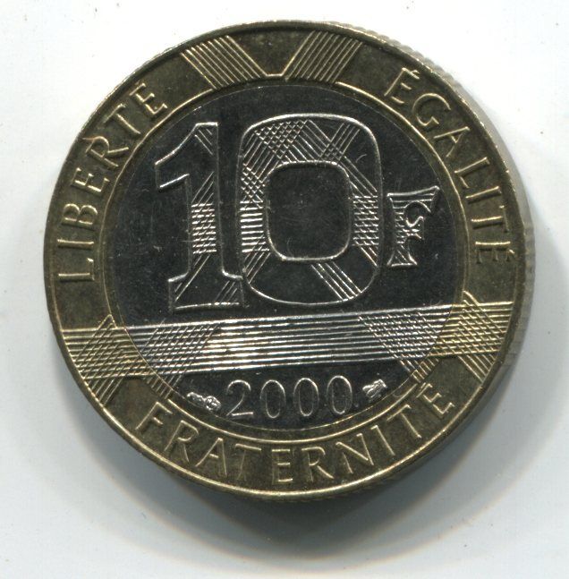 10 FRANCS GENIE 2000 120922204387