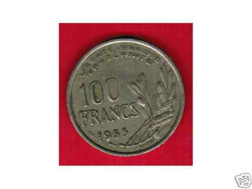 100 FRANCS COCHET 1955 B 110613370787