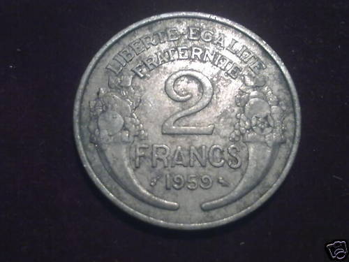 2 FRANCS MORLON 1959 110613374067