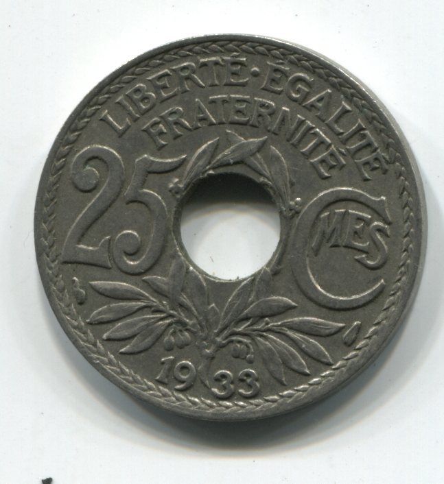 25 CENTIMES LINDAUER 1933 120909664607