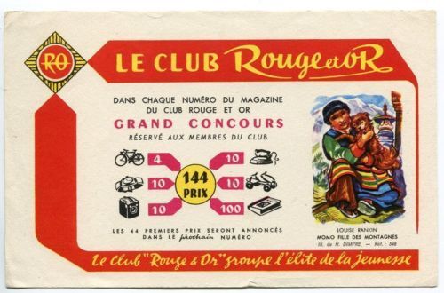 BUVARD LE CLUB ROUGE ET OR 110616233127