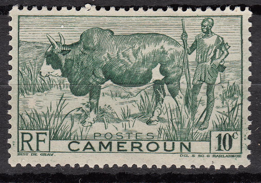 CAMEROUN TIMBRE COLONIE FRANCE NEUF N 276 BOEUF A BOSSE 121999929997