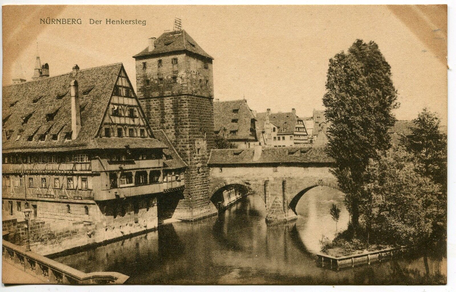 CARTE POSTALE ALLEMAGNE NURNBERG DER HENKERSTEG 121370981037