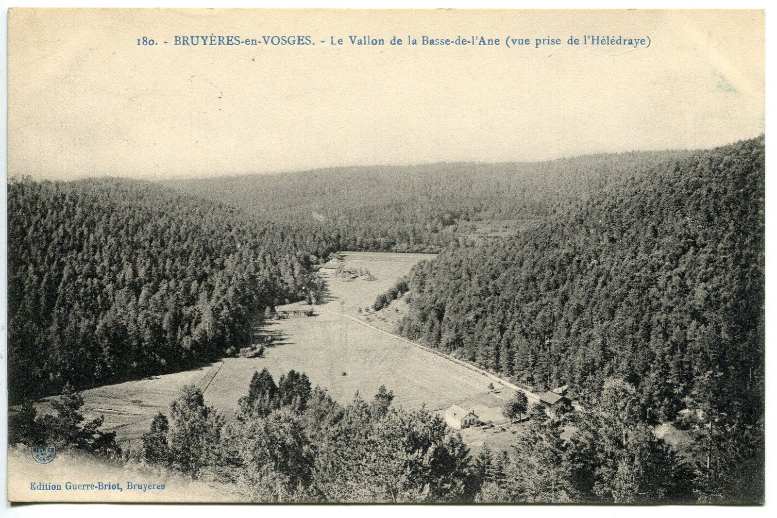 CARTE POSTALE BRUYERES EN VOSGES LE VALLON DE LA BASSE DE L ANE 121505271187