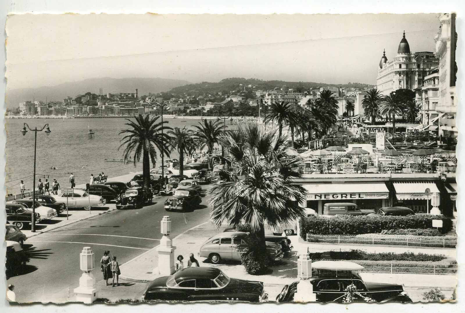 CARTE POSTALE CANNES LA CROISETTE LA COTE D AZUR 1958 121481174217