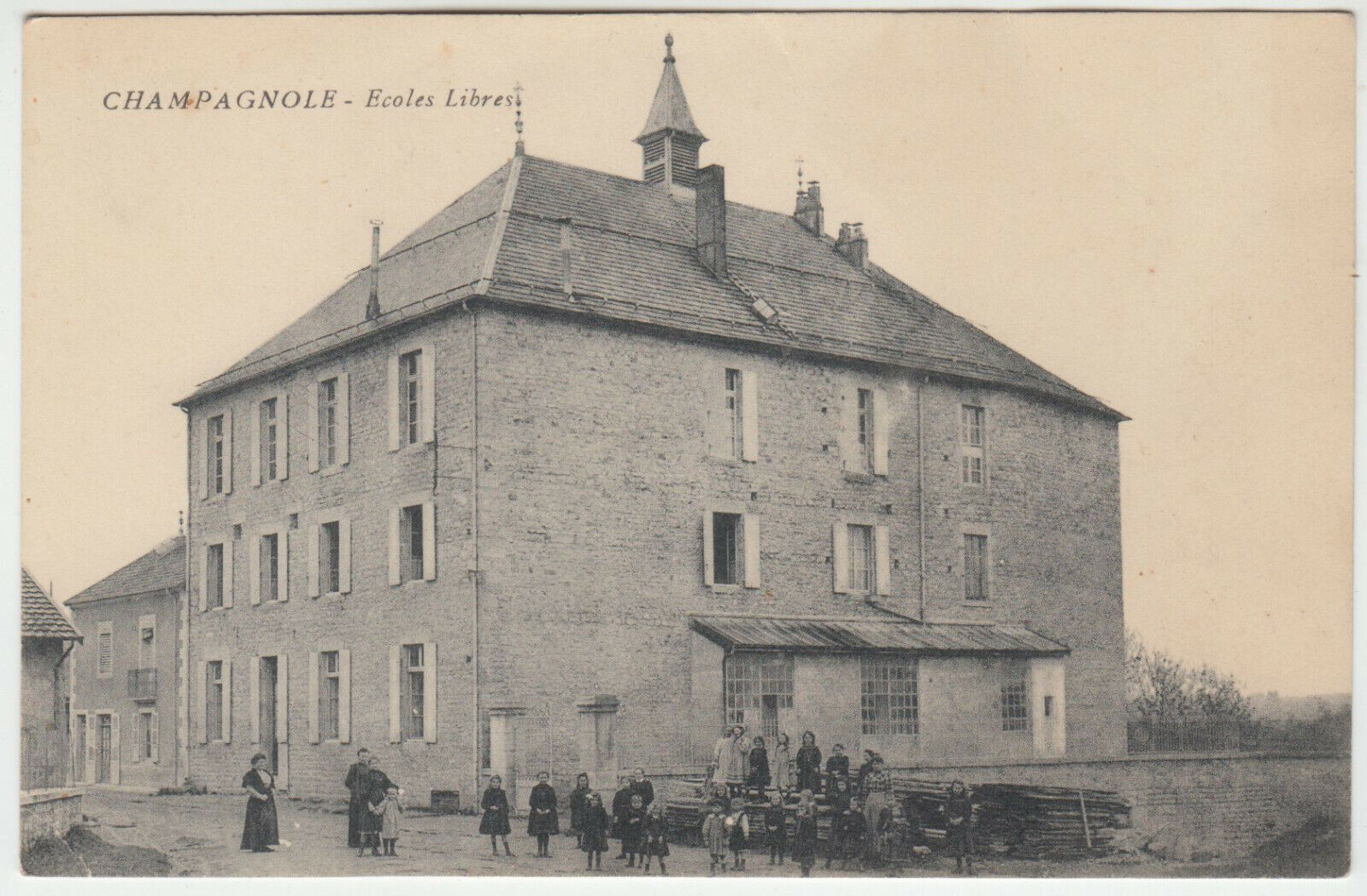 CARTE POSTALE CHAMPAGNOLE ECOLE LIBRES 124159479447