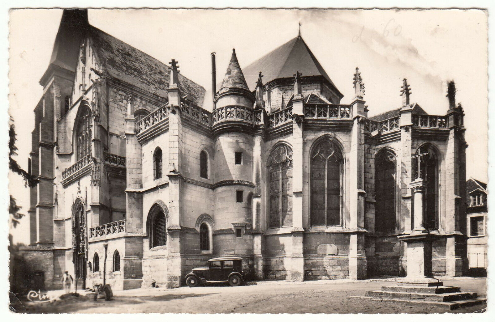 CARTE POSTALE CLERMONT OISE L EGLISE 123977215507