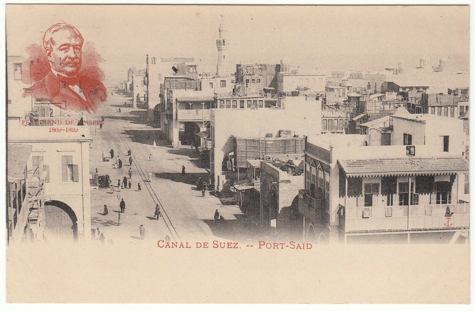 CARTE POSTALE EGYPTE CANAL DE SUEZ PORT SAID 401945866207