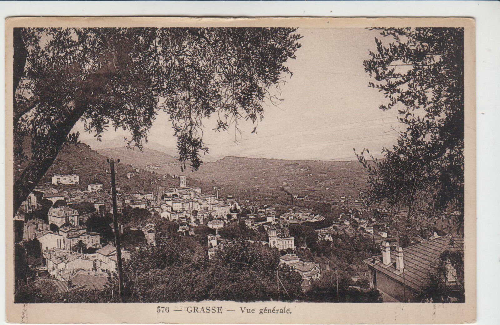 CARTE POSTALE GRASSE VUE GENERALE 401894402217