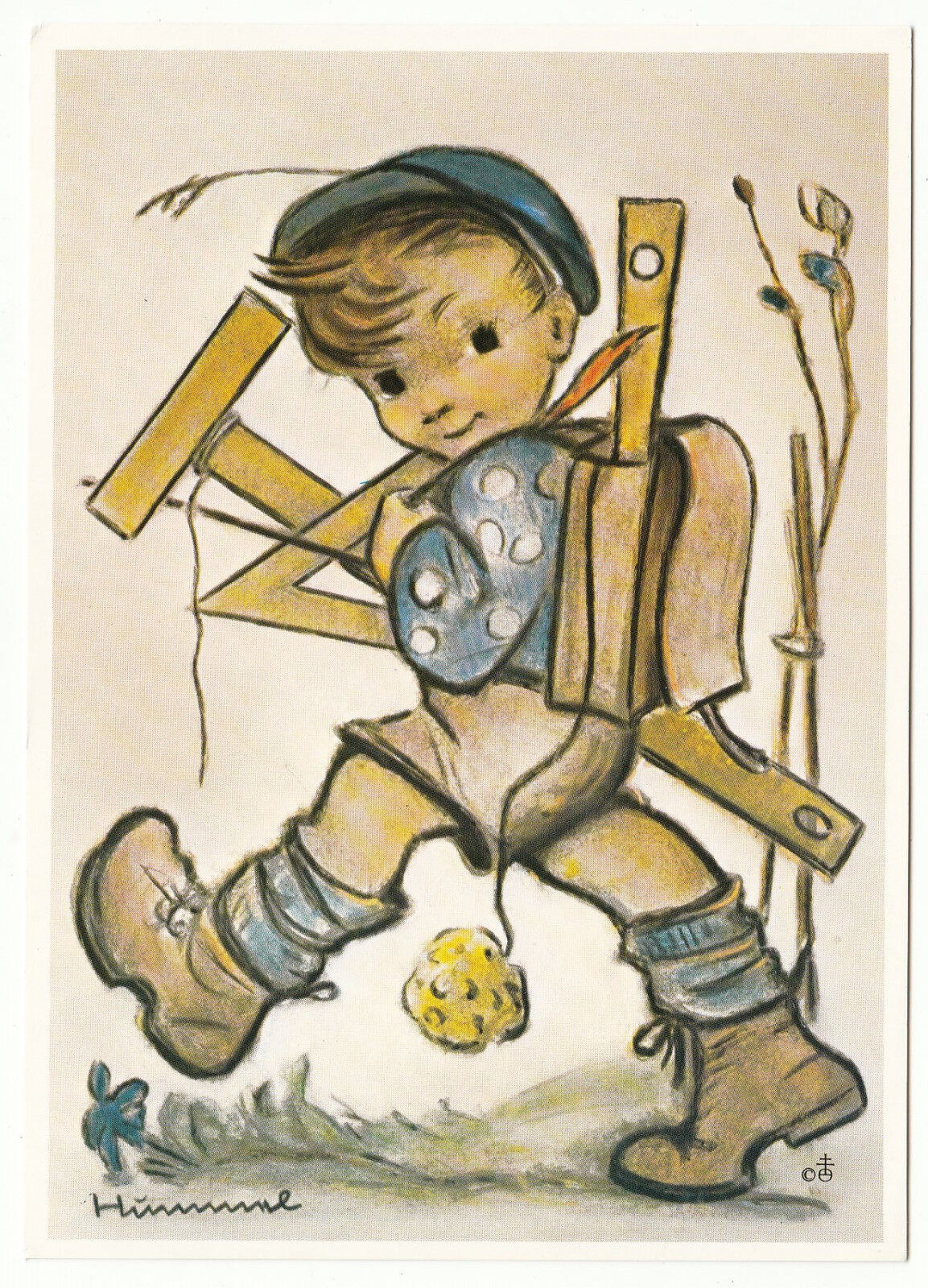 CARTE POSTALE ILLUSTRATEUR HUMMEL N 621262 DER SCHULAUSREIBER THE DRAFTSMAN 401485071957