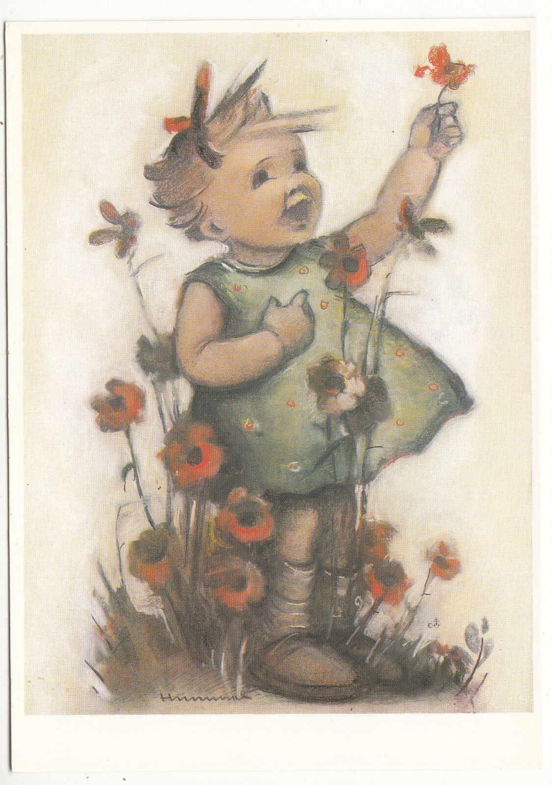 CARTE POSTALE ILLUSTRATEUR HUMMEL N 621271 JUST FOR YOU ICH GRATULIERE 122940149037