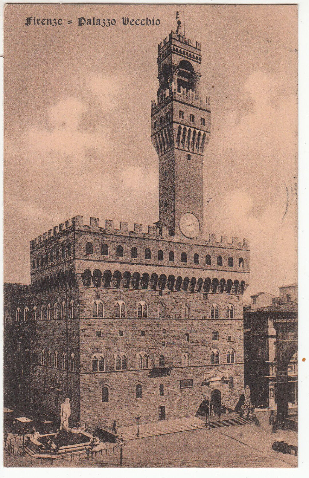 CARTE POSTALE ITALIE FIRENZE PALAZZO VECCHIO 401240870987