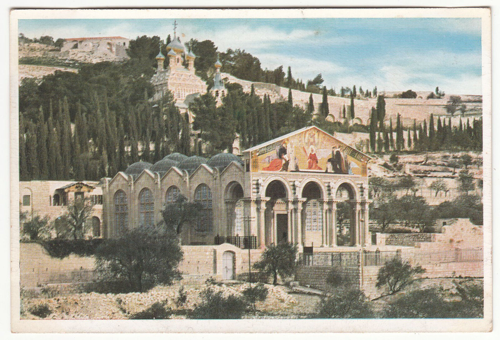 CARTE POSTALE JERUSALEM THE CHURCH OF GETHSEMANE 122405589727