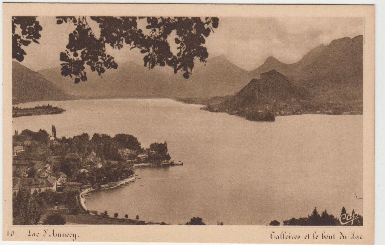 CARTE POSTALE LAC D ANNECY TALLOIRES ET LE BOUT DU LAC 401923893957