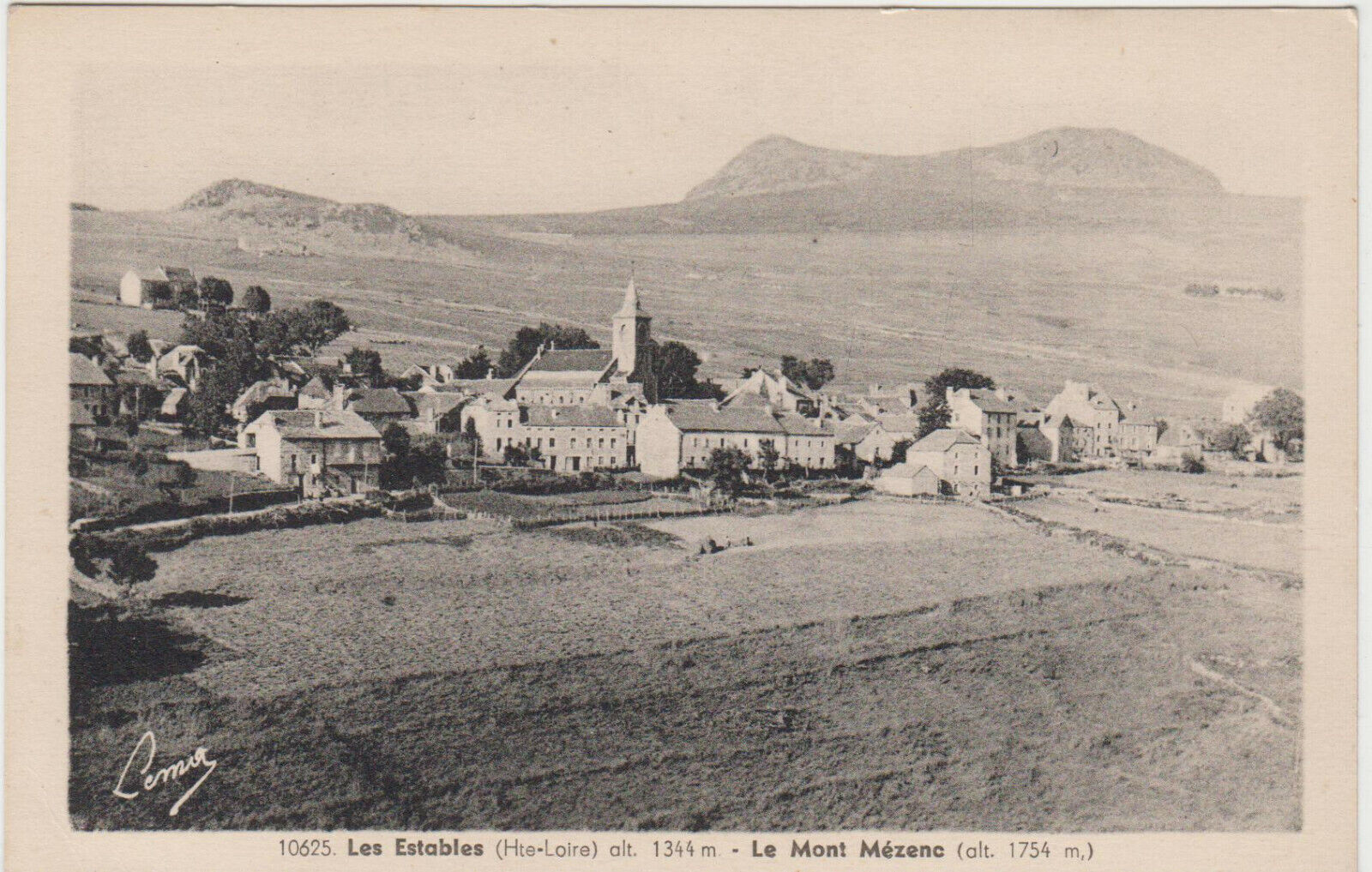 CARTE POSTALE LES ESTABLES LE MONT MEZENC 123945786977