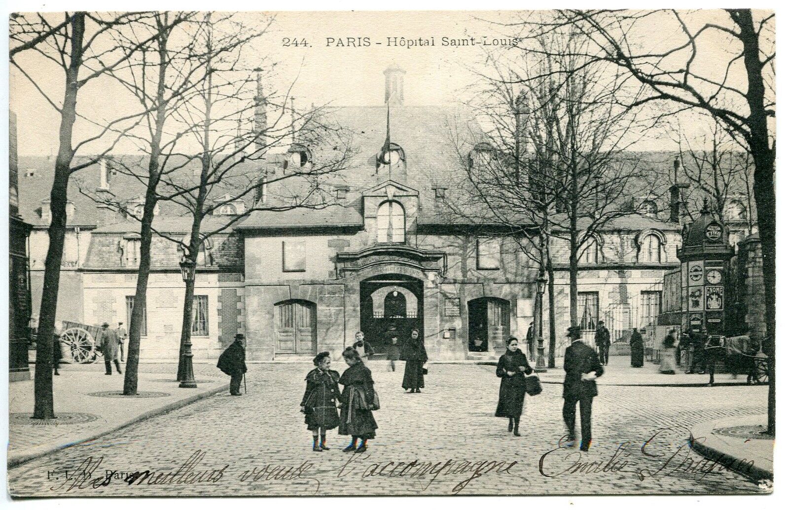 CARTE POSTALE PARIS HOPITAL SAINT LOUIS 400816313477