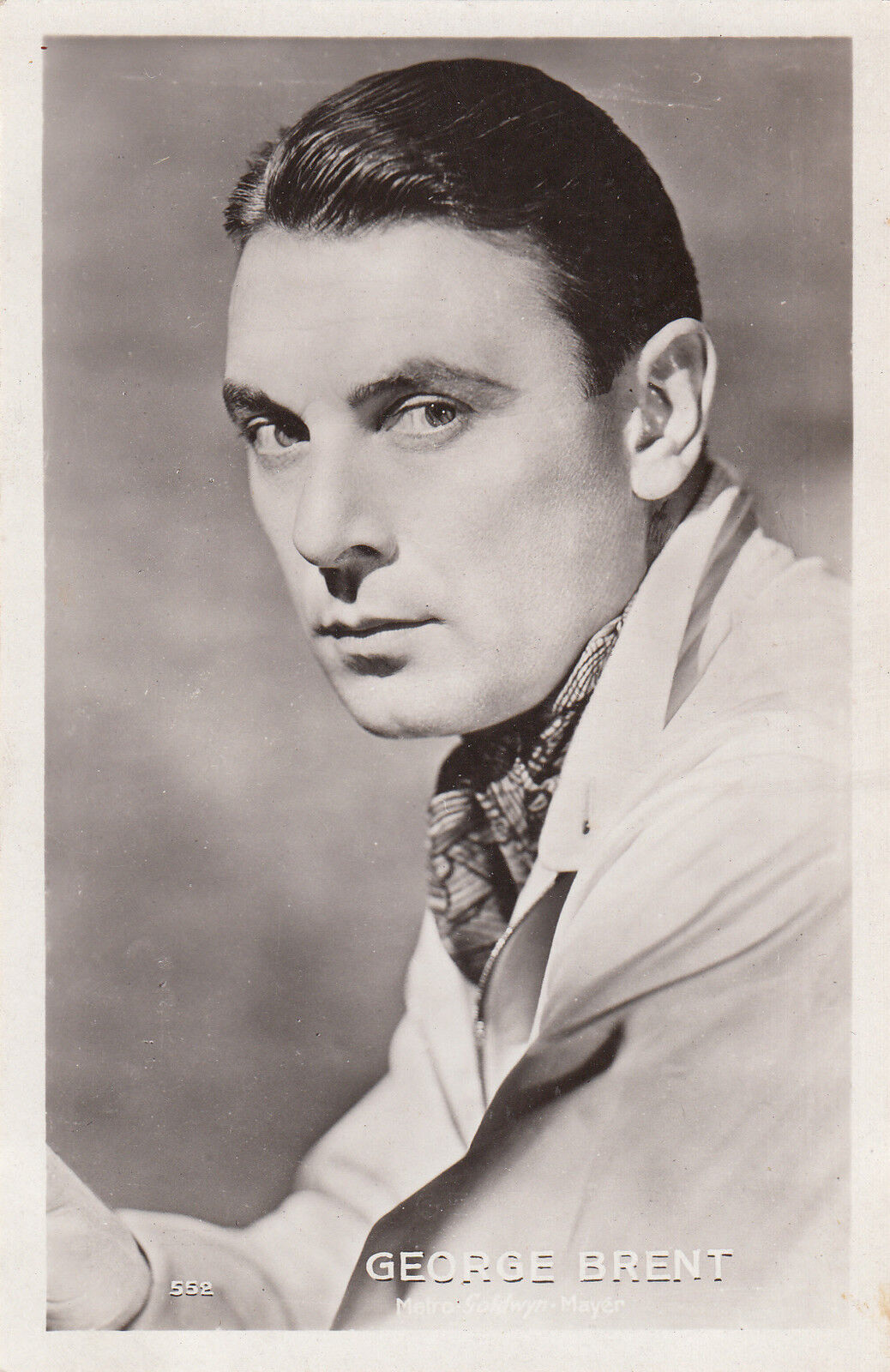 CARTE POSTALE PHOTO PERSONNALITE GEORGE BRENT 400340358967