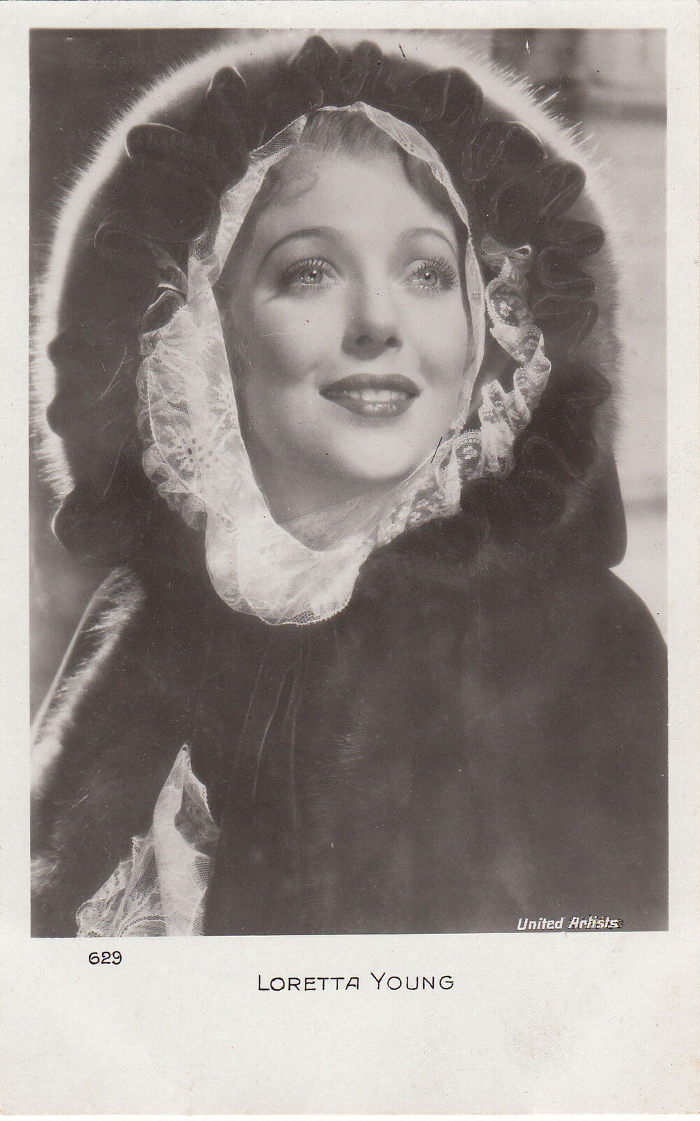 CARTE POSTALE PHOTO PERSONNALITE LORETTA YOUNG 400340359787