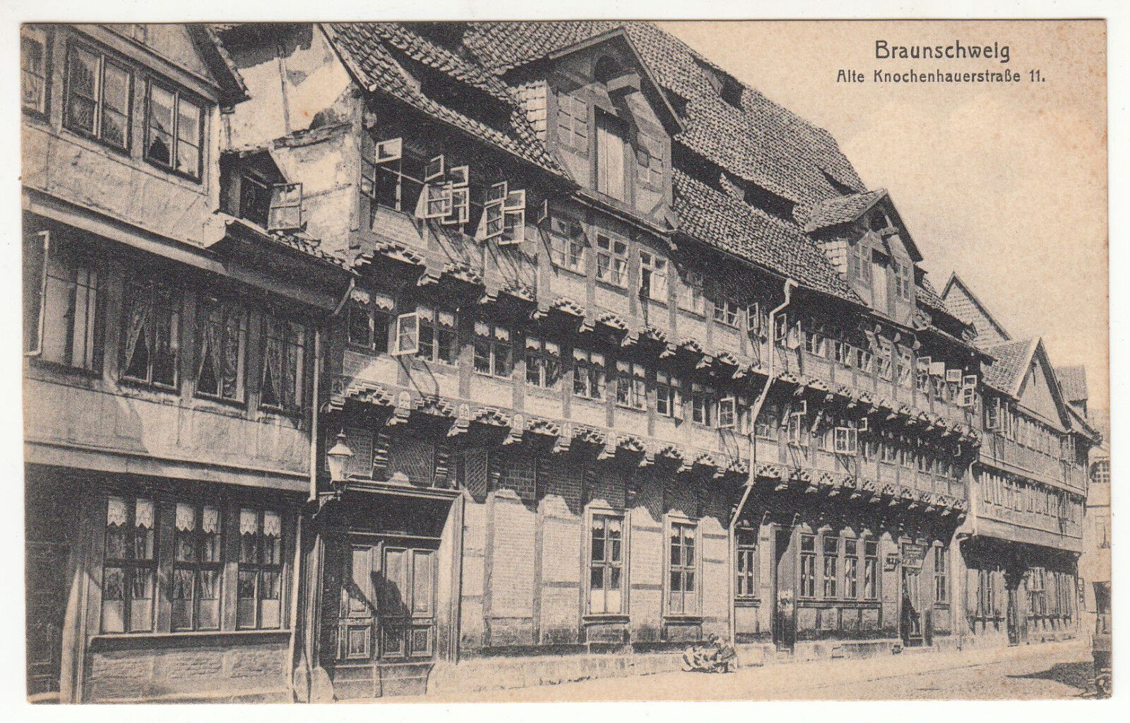 CARTE POSTALE POFTKARTE ALLEMAGNE BRAUNSCHWEIG ALTE KNOCHENHAUERSTRABE 11 123467041937