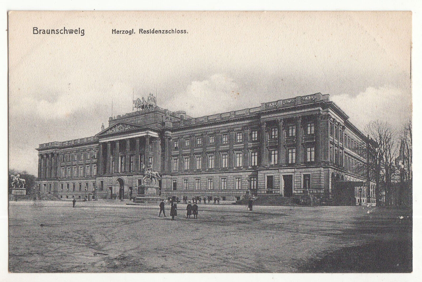 CARTE POSTALE POFTKARTE ALLEMAGNE BRAUNSCHWEIG HERZOL RESIDENZSCHLOSS 401628412707