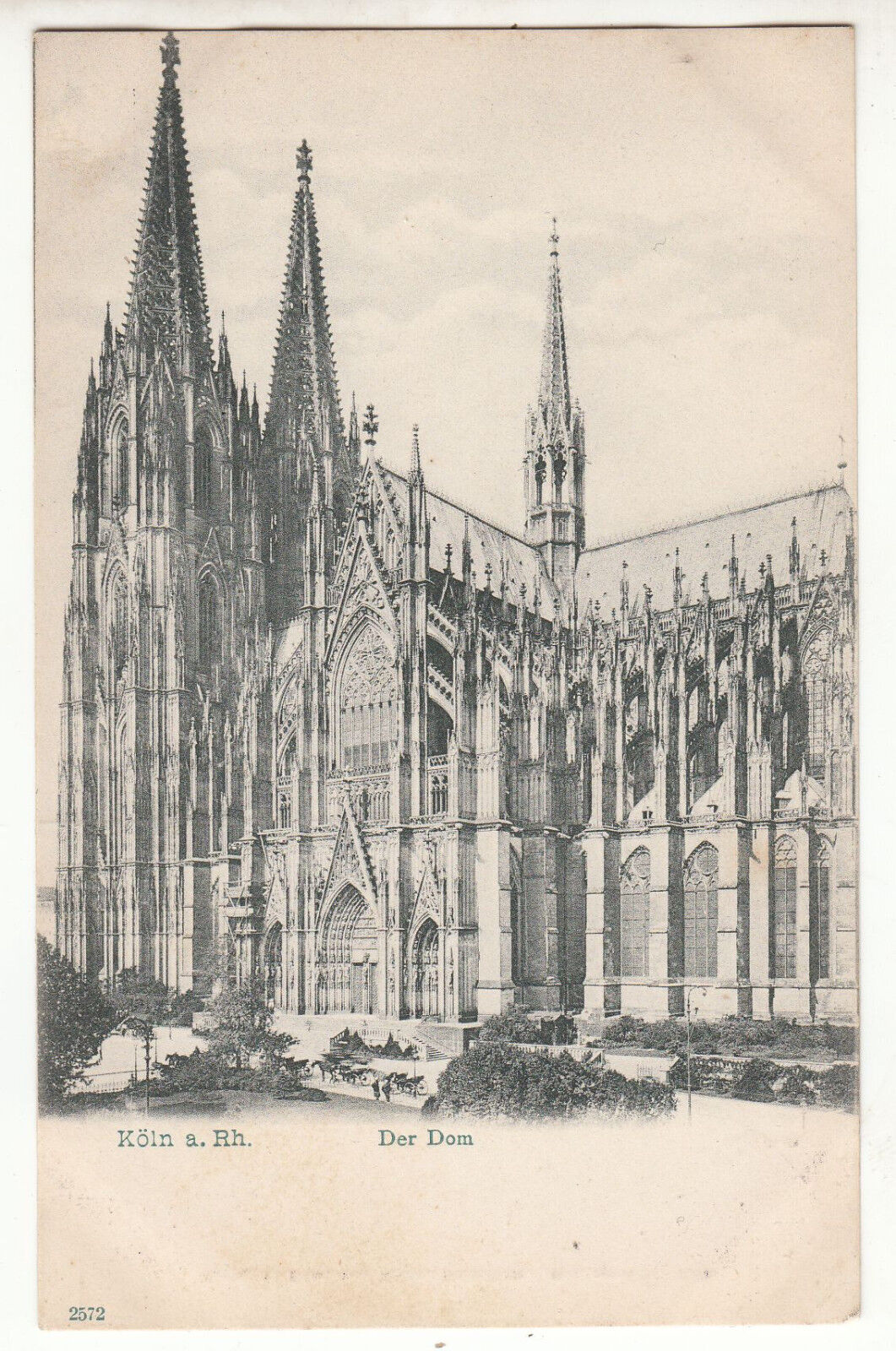 CARTE POSTALE POFTKARTE ALLEMAGNE KOLN A RH DER DOM 123446013177