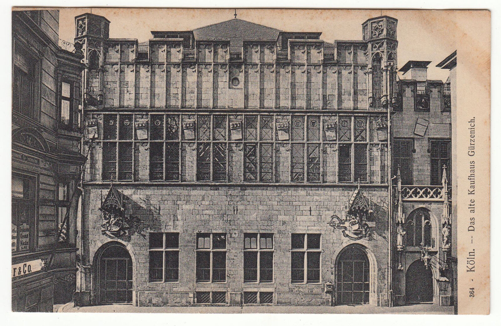 CARTE POSTALE POFTKARTE ALLEMAGNE KOLN DAS ALTE KAUFHAUS GURZENICH 123446013167