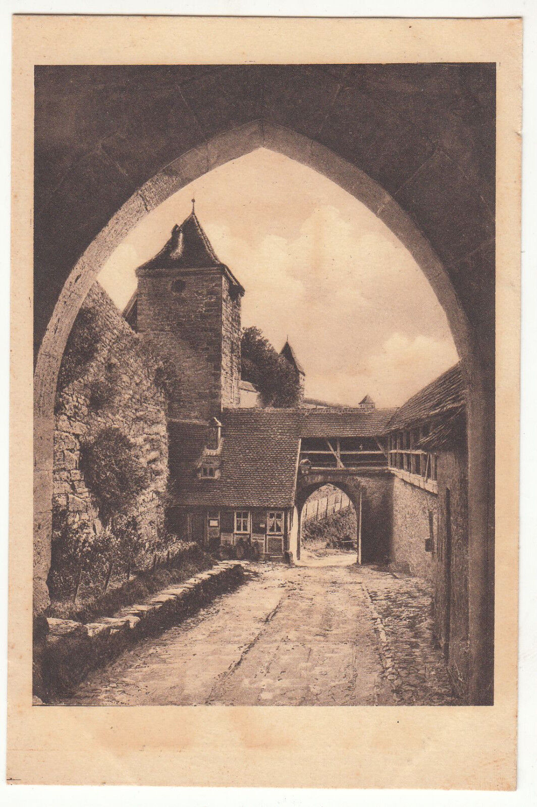 CARTE POSTALE POFTKARTE ALLEMAGNE ROTHENBURG O T KOBOLZELLERTOR 123450214857