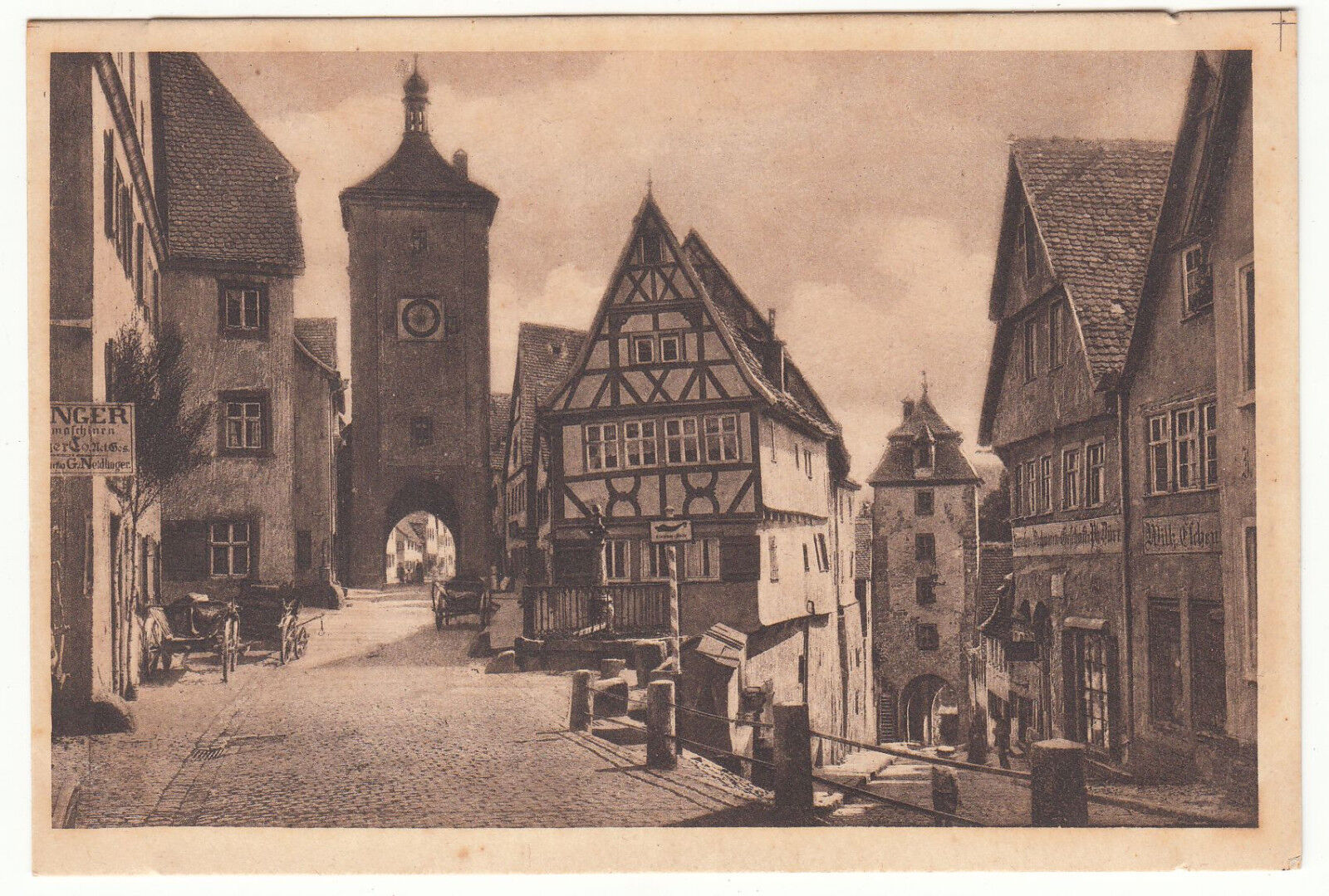 CARTE POSTALE POFTKARTE ALLEMAGNE ROTHENBURG O T PLONLEIN 401622970447