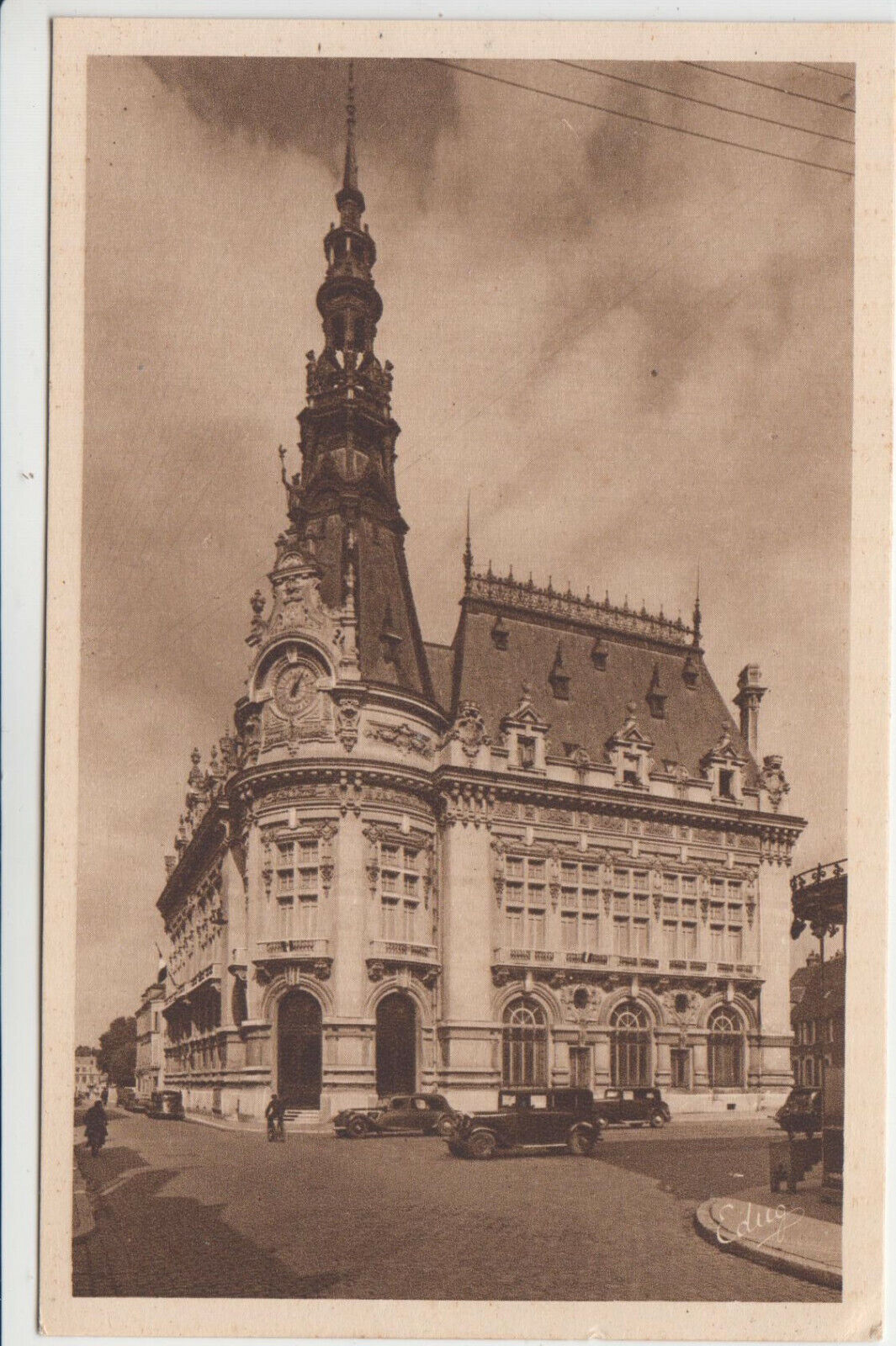 CARTE POSTALE SENS L HOTEL DE VILLE FACADE D ANGLE 401922383237