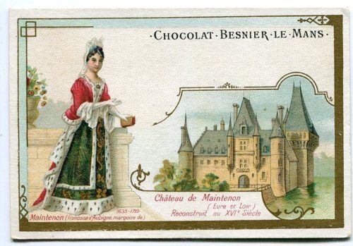 CHROMO CHOCOLAT BESNIER CATEAU MAINTENON EURE ET LOIR 110614911637