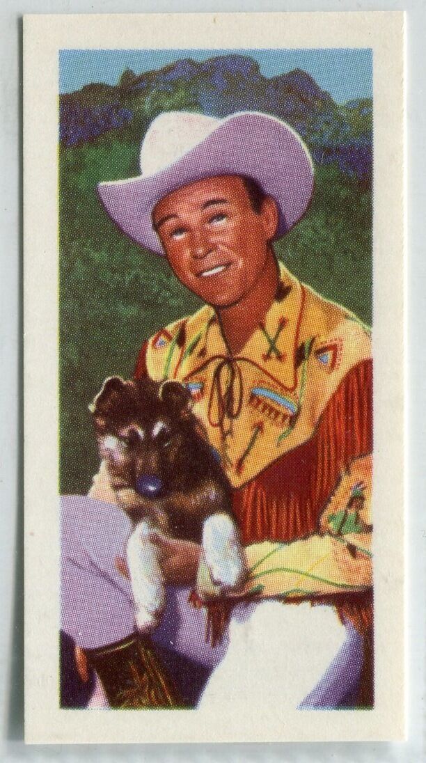 CHROMO PERSONNAGE CELEBRE ROY ROGERS 121010253247