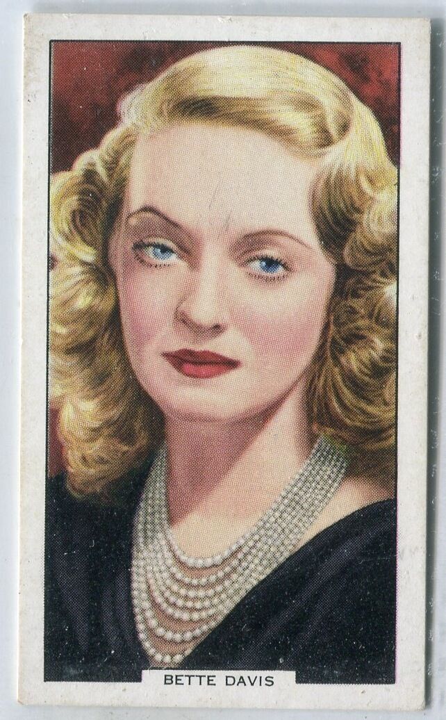 CHROMO PERSONNAGE CELEBRE STAR BETTE DAVIS 121010253257