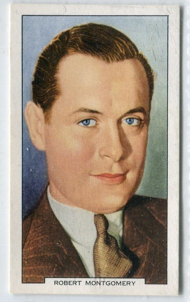 CHROMO PERSONNAGE CELEBRE STAR ROBERT MONTGOMERY 400335056377