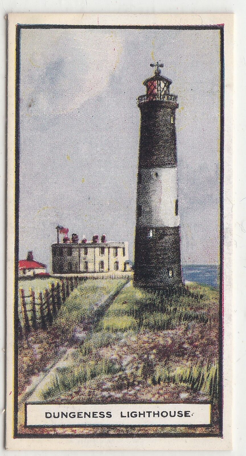 CHROMO VIRGINIA CIGARETTE PHARE DUNGENESS LIGHTHOUSE 122112124547