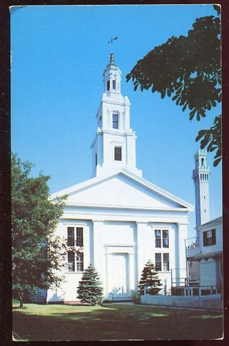 CP USA A CAPE COD CHURCH WITH A CHRISTOPHER WREN TOWER 120680453467