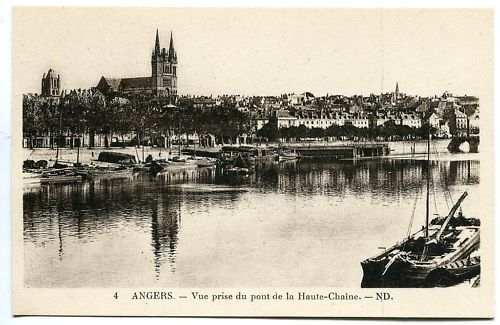 CPA ANGERS VUE PRISE DU PONT DE LA HAUTE CHAINE 110614105457