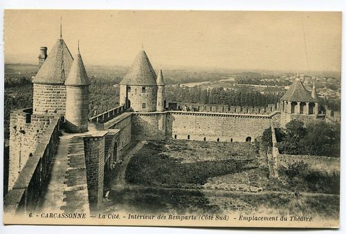 CPA CARCASSONNE CITE INTERIEURE DES REMPARTS COTE SUD 110614105547