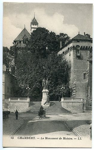 CPA CHAMBERY LE MONUMENT DE MAISTRE 110614106197