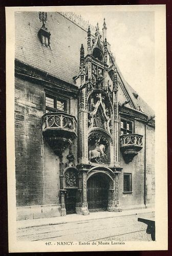 CPA NANCY ENTREE DU MUSEE LORRAIN 110629310447