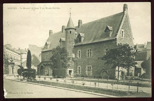 CPA NANTES LE MANOIR DE JEAN V OU MUSEE DOBREE 110645587287