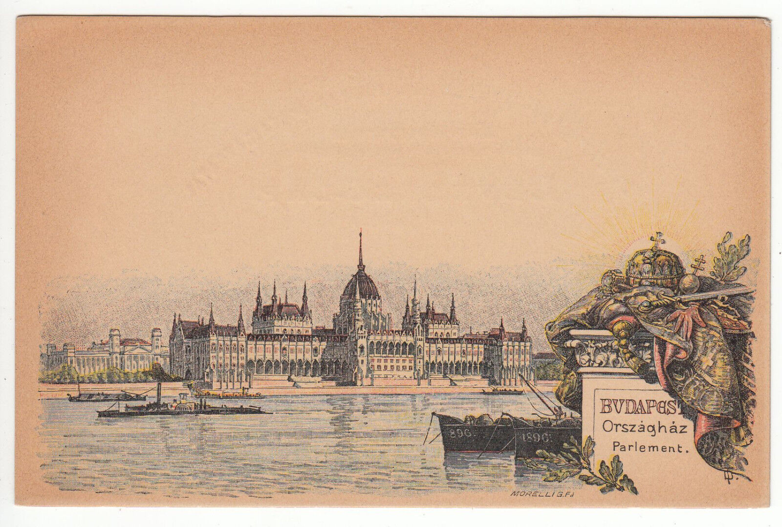 ENTIER POSTALE HONGRIE BUDAPEST ORSZAGHAZ PARLEMENT 401250698917