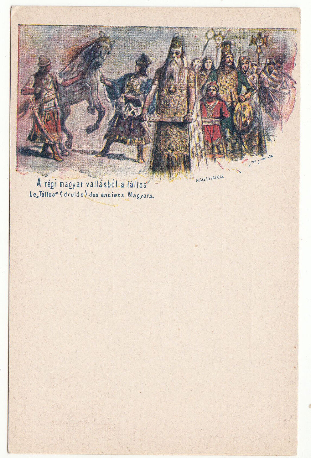 ENTIER POSTALE HONGRIE LE TALLOS DRUIDE DES ANCIENS MAGYARS 122289252477