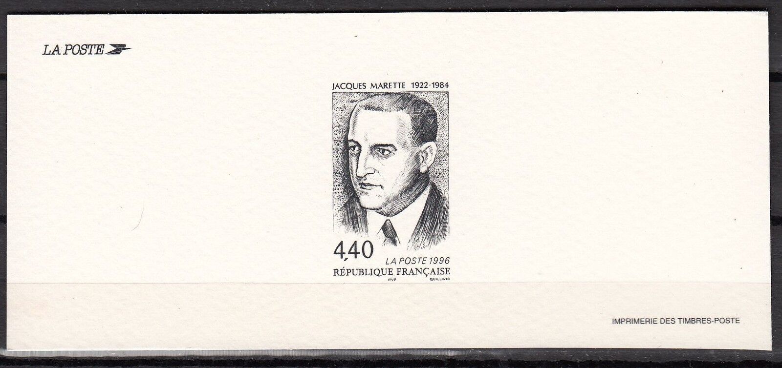 FRANCE GRAVURES DU TIMBRE N 3015 JACQUES MARETTE HOMME POLITIQUE 401116081937