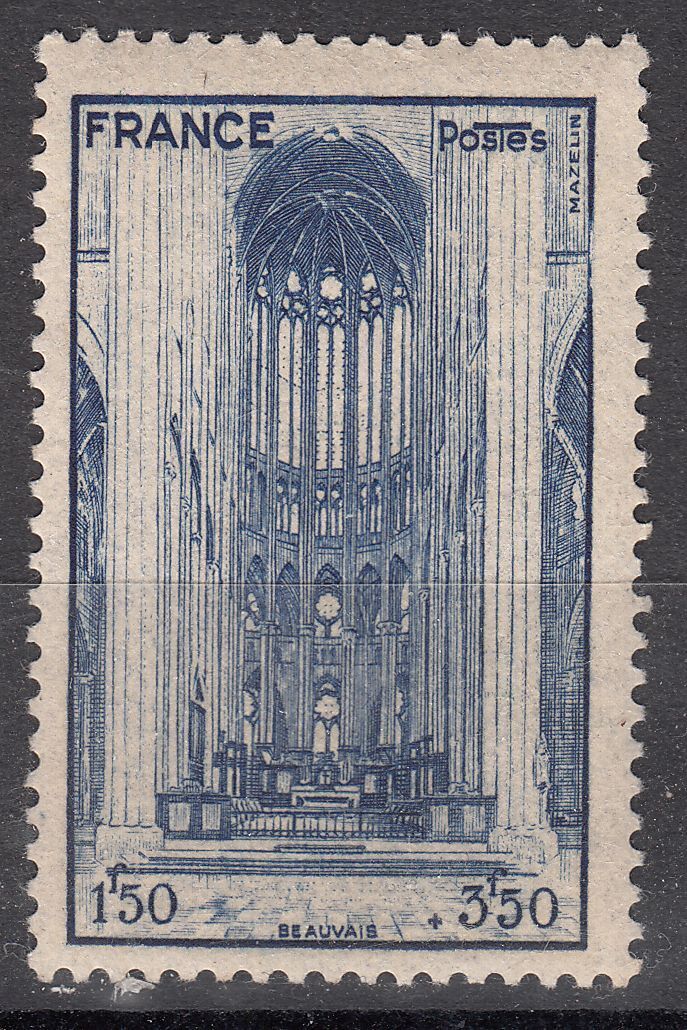 FRANCE TIMBRE N 666 BEAUVAIS 400620506657